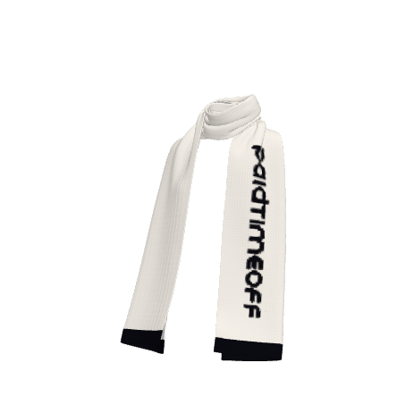 PaidTimeOff “Negative+positive” Scarf